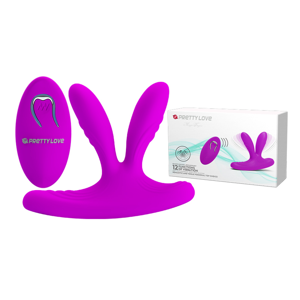 PRETTY LOVE -MAGIC FINGER, 12 vibration functions Memory function Wireless remote control - USB
