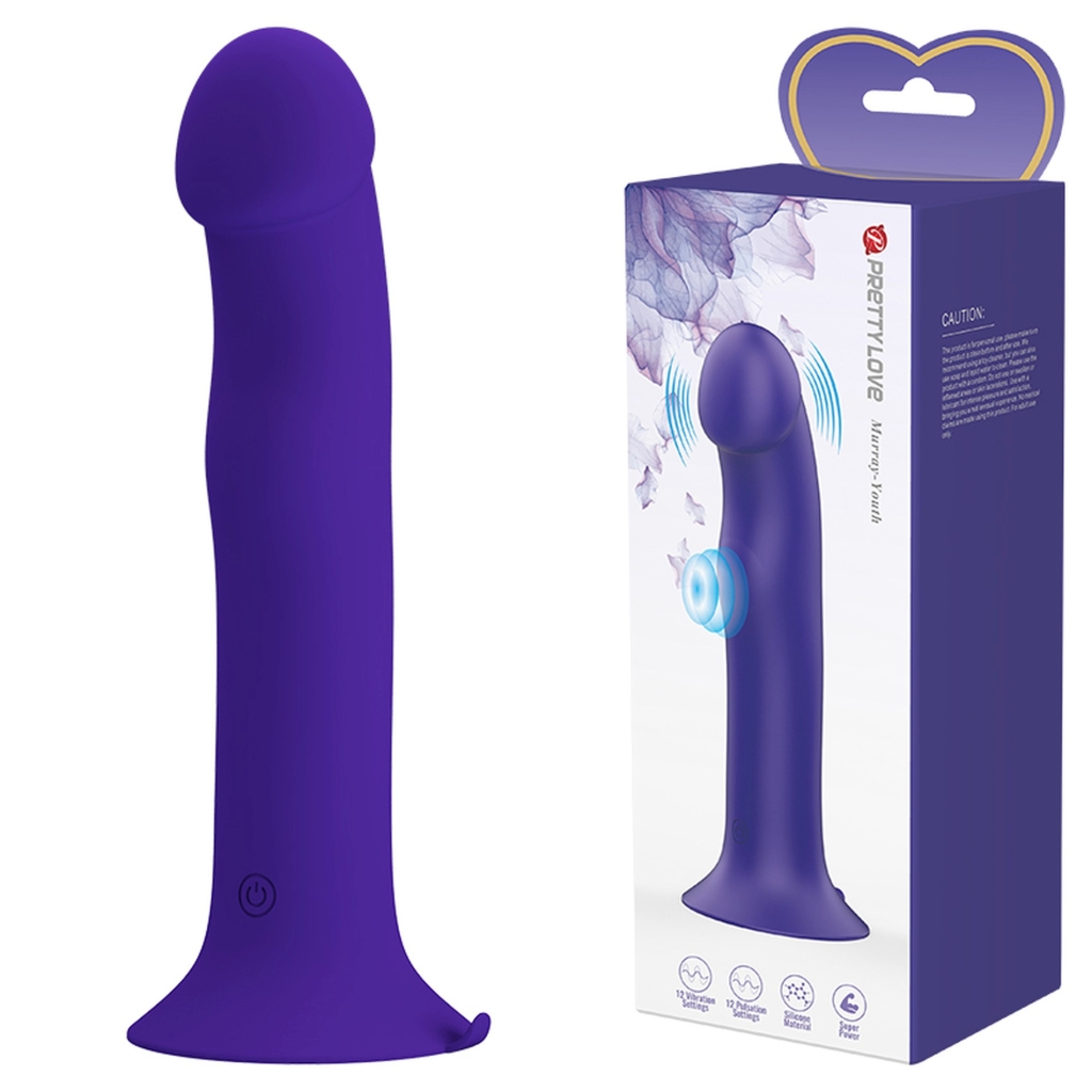 PRETTY LOVE - Murray - Youth, 12 pulse wave settings 12 vibration functions Suction base - USB