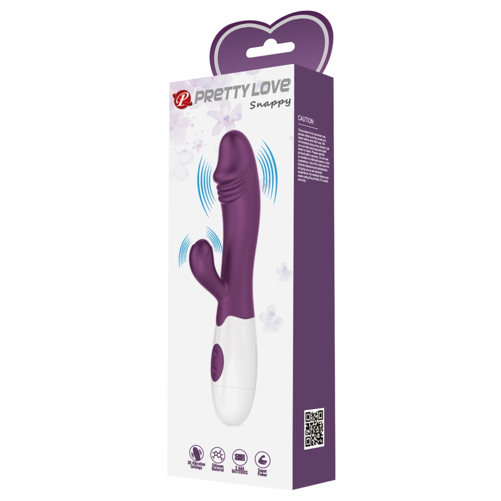 PRETTY LOVE - Snappy dark purple, 30 vibration functions - Image 4