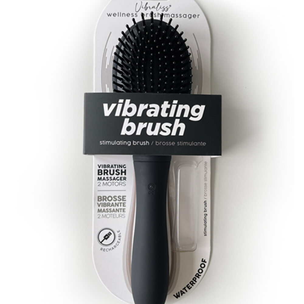 Vibrating Hairbrush Vibraliss Black