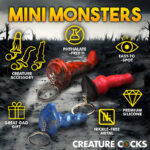 King Cobra, Hell-Hound, & Lord Kraken Keychain Set - Image 3