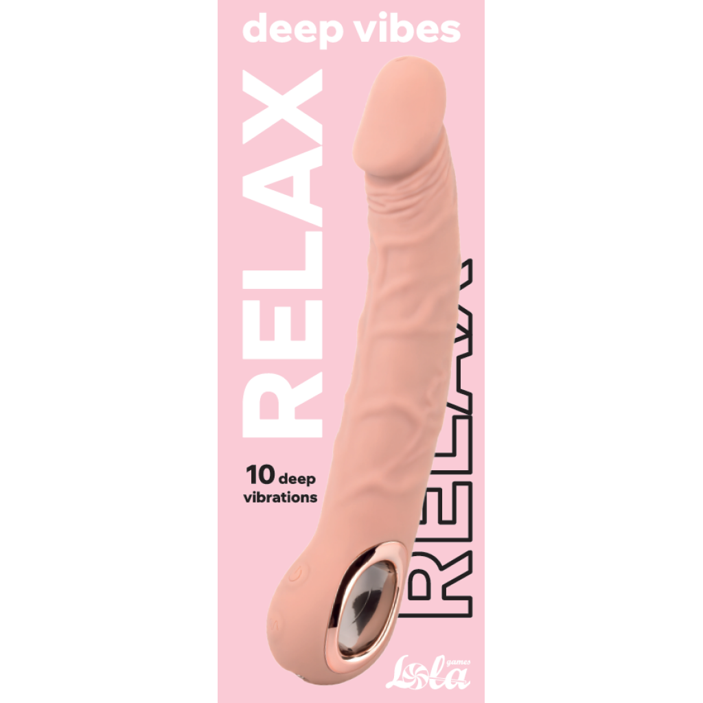 Rechargeable Vibrator Deep Vibes Relax Flesh