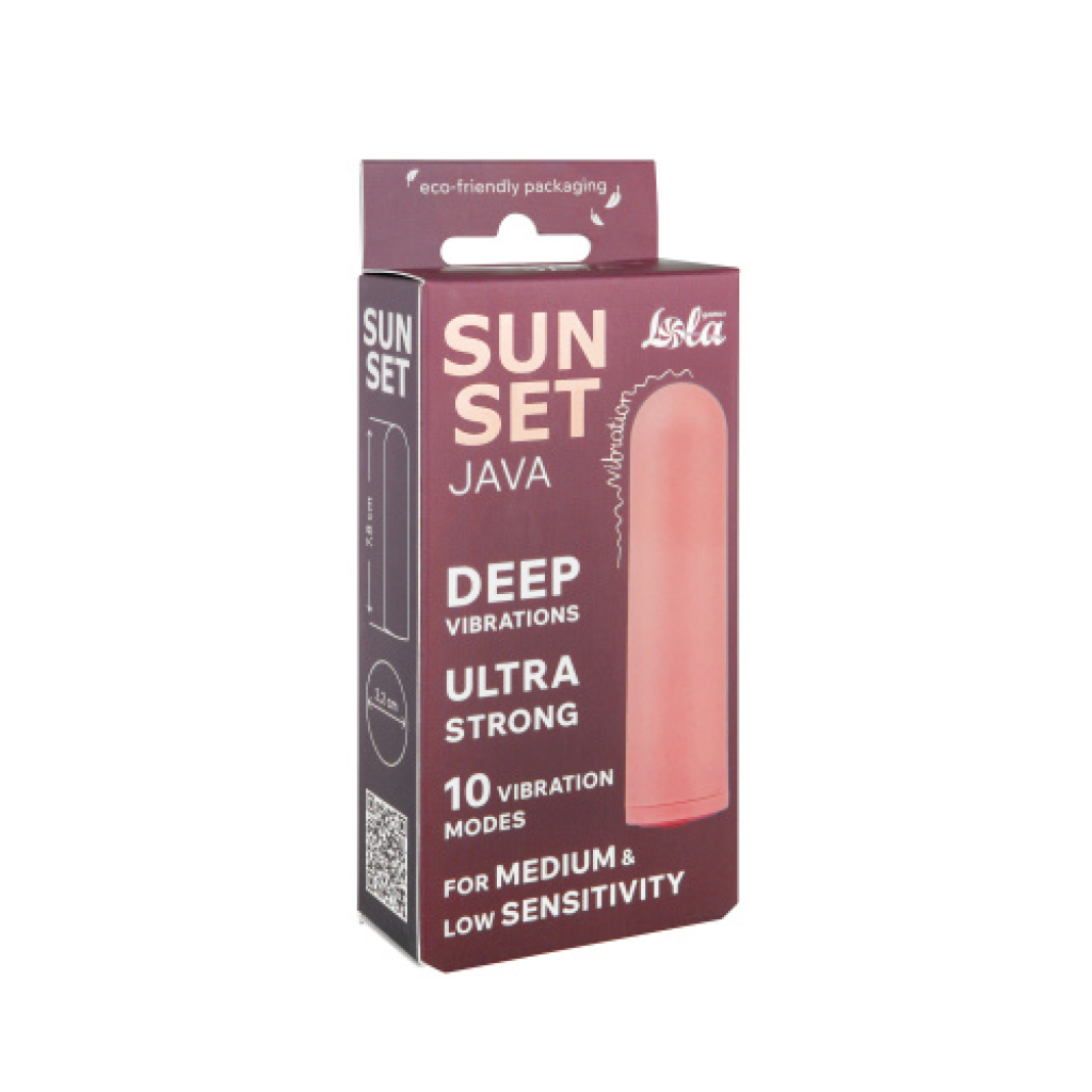 Rechargeable Vibrobullet Java Sunset Pink