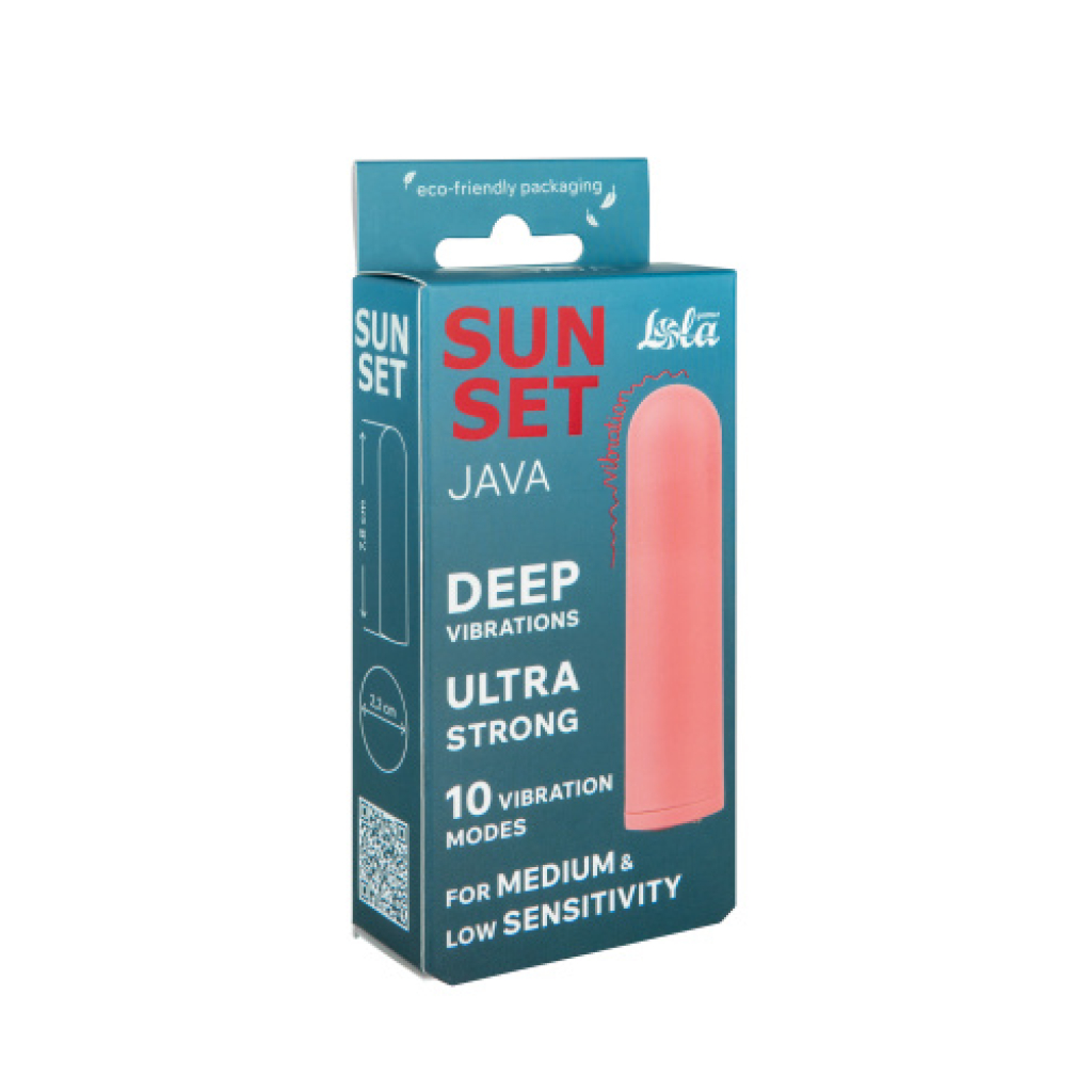 Rechargeable Vibrobullet Java Sunset Orange