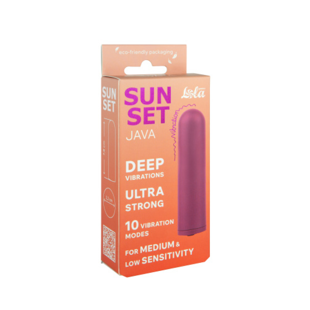 Rechargeable Vibrobullet Java Sunset Purple
