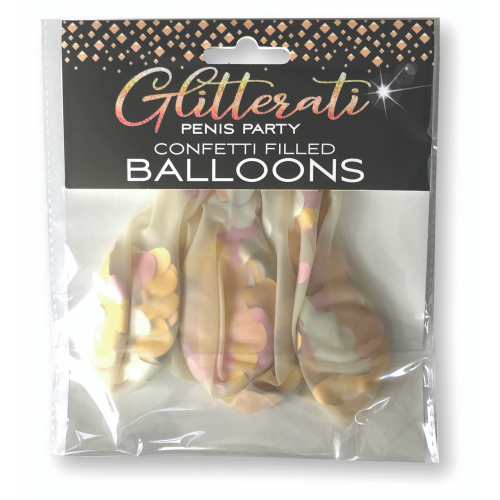 GLITTERATI, Penis Confetti Balloons - Image 2