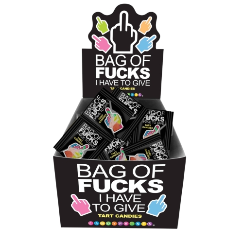 Bag Of Fucks I Have To Give, Display Of 100