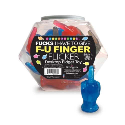 Fu Finger Flickers, Fishbowl Of 24 (Display)