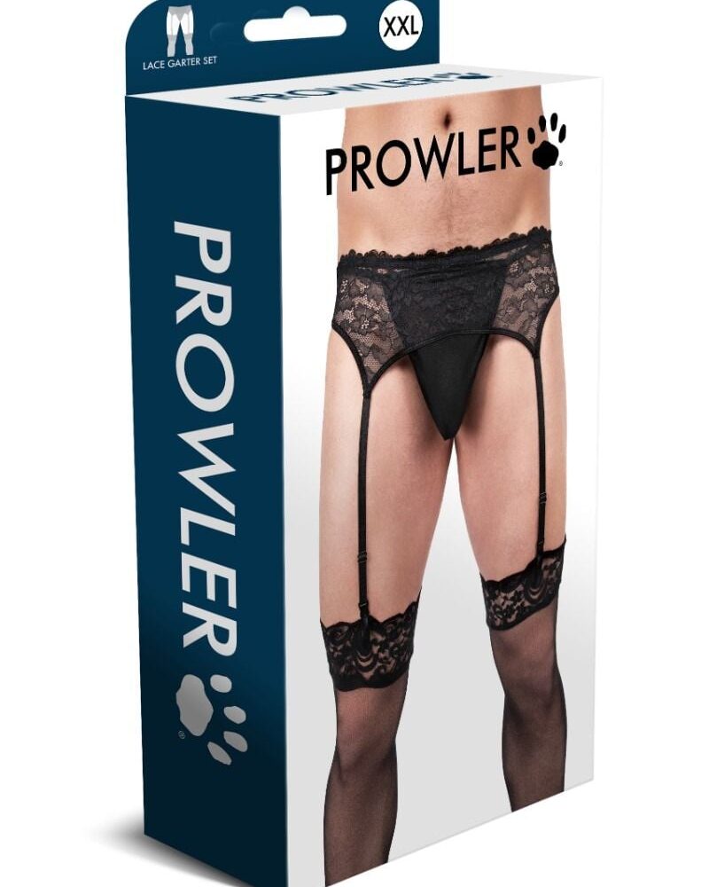 Prowler Lace Garter Set Xxlarge