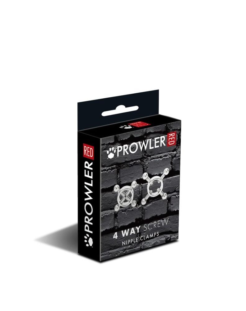 Prowler RED 4 Way Screw Nipple Clamp