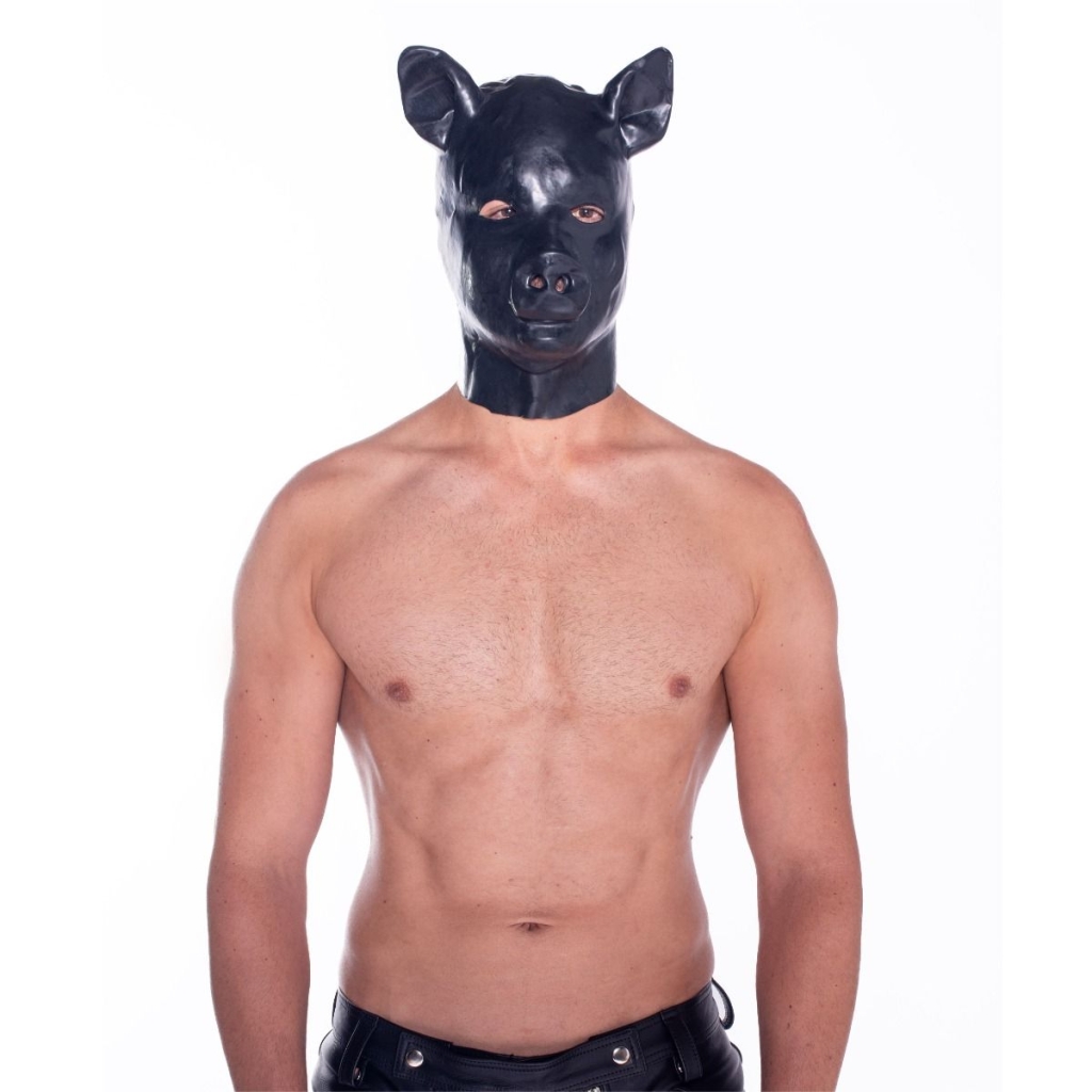 Prowler RED Latex Pig Hood - Image 2