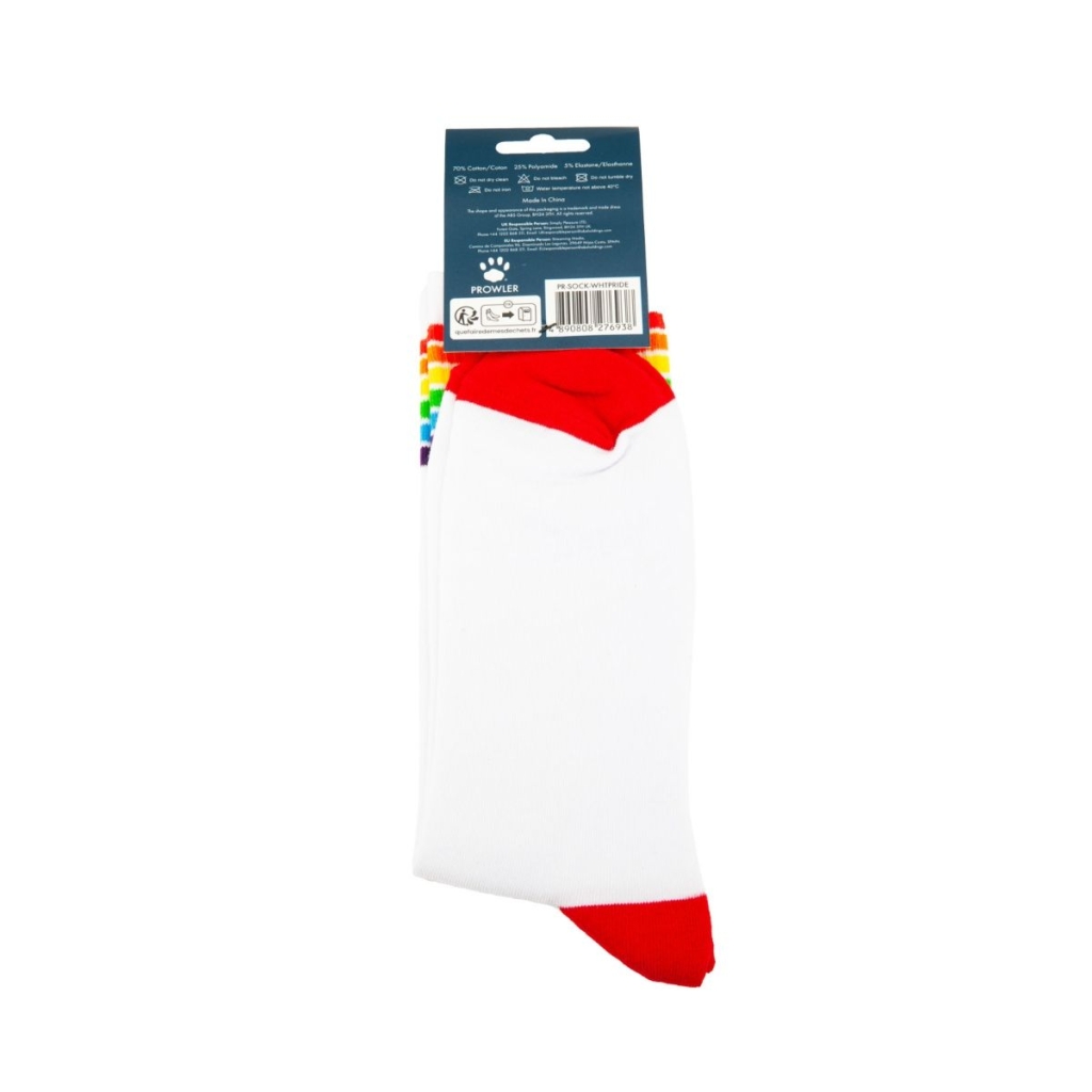 Prowler Pride Socks White - Image 3