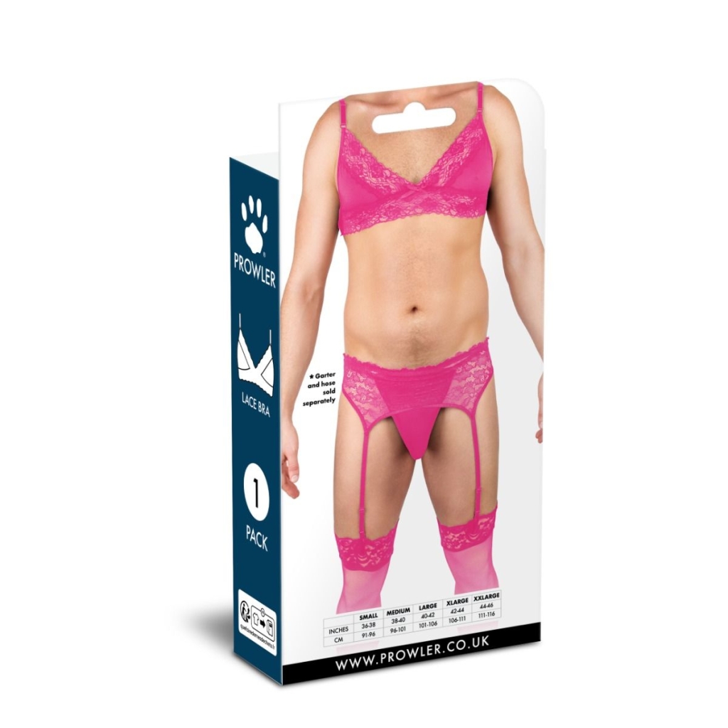 Prowler Pink Lace Bra Medium - Image 3