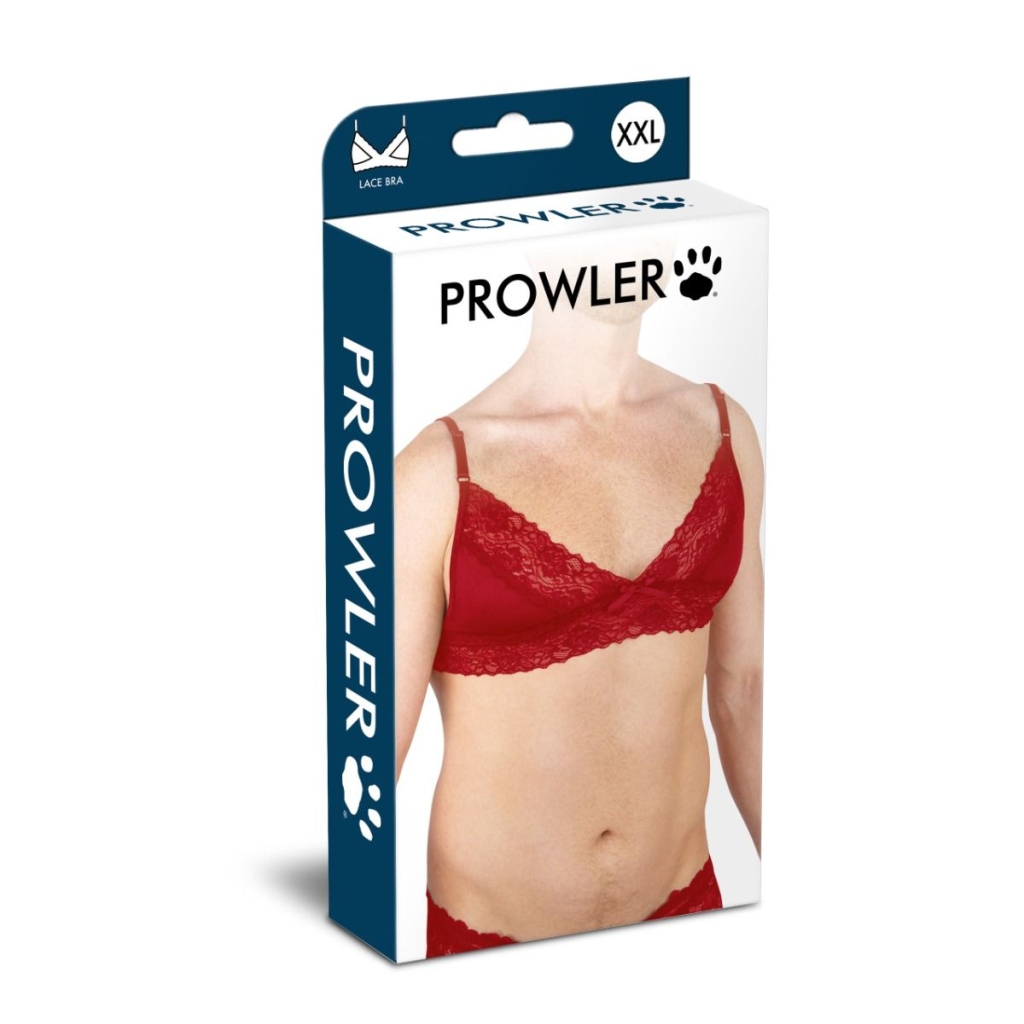 Prowler Red Lace Bra Xxlarge