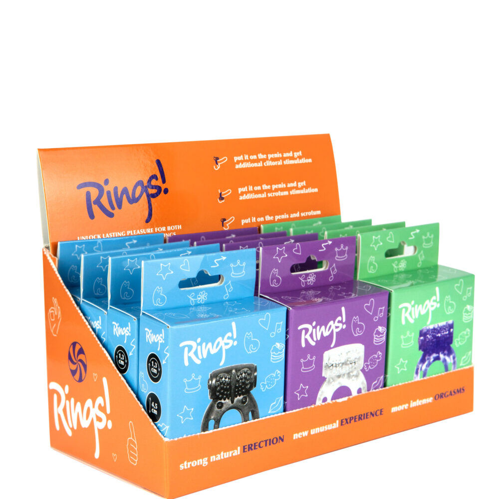 Showbox of Erection Rings Rings Axle-pin 12 pcs