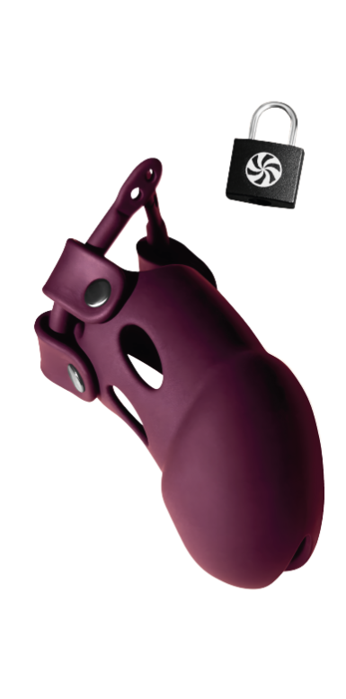 Chastity Belt Guard Vanilla Wine Red - Image 2