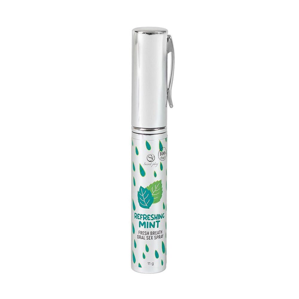 Refreshing mint fresh breath oral sex spray
