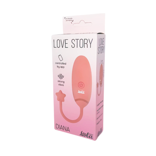 APP Controlled Vibrating Egg Diana Love Story Pink