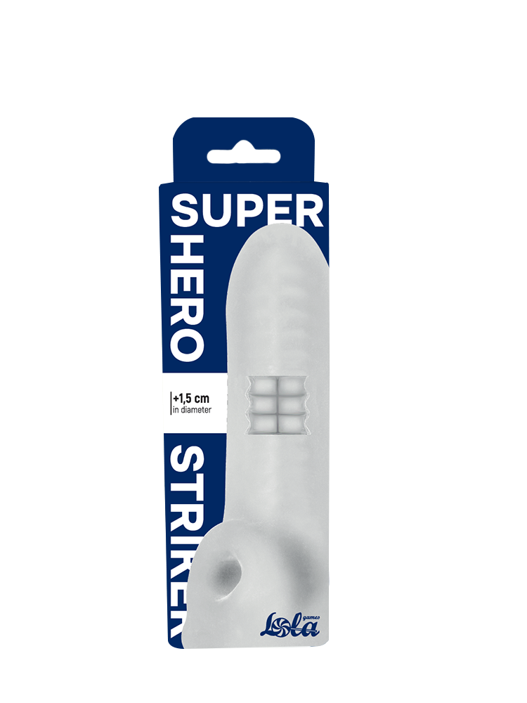 Penis sleeve Super Hero Striker Whiter