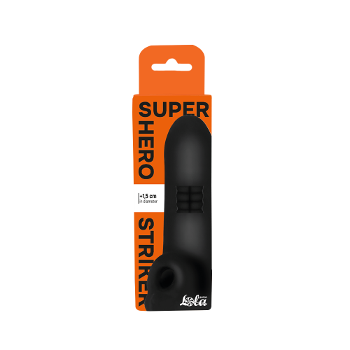 Penis sleeve Super Hero Striker Black