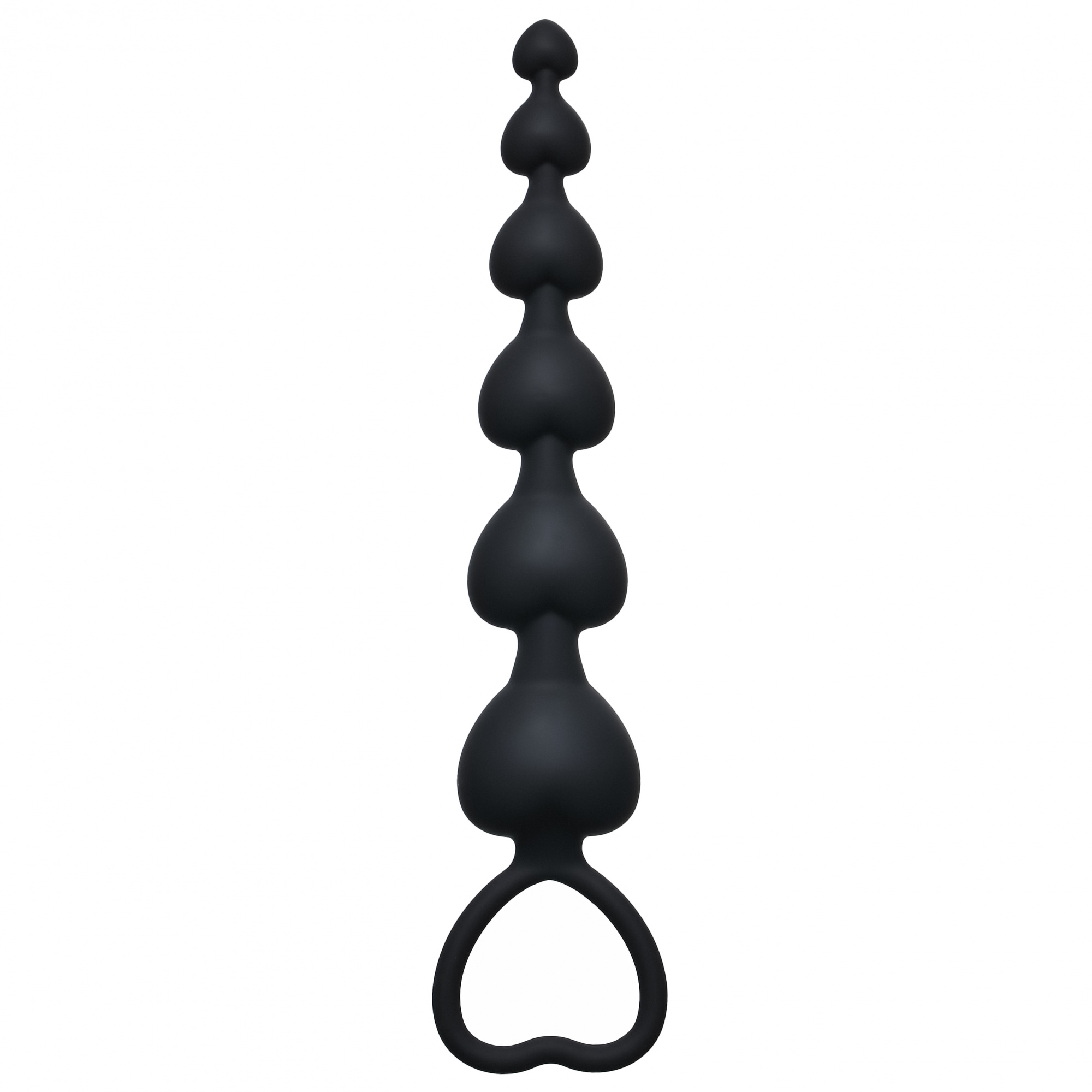 Anal Heart's Beads Black - Image 2
