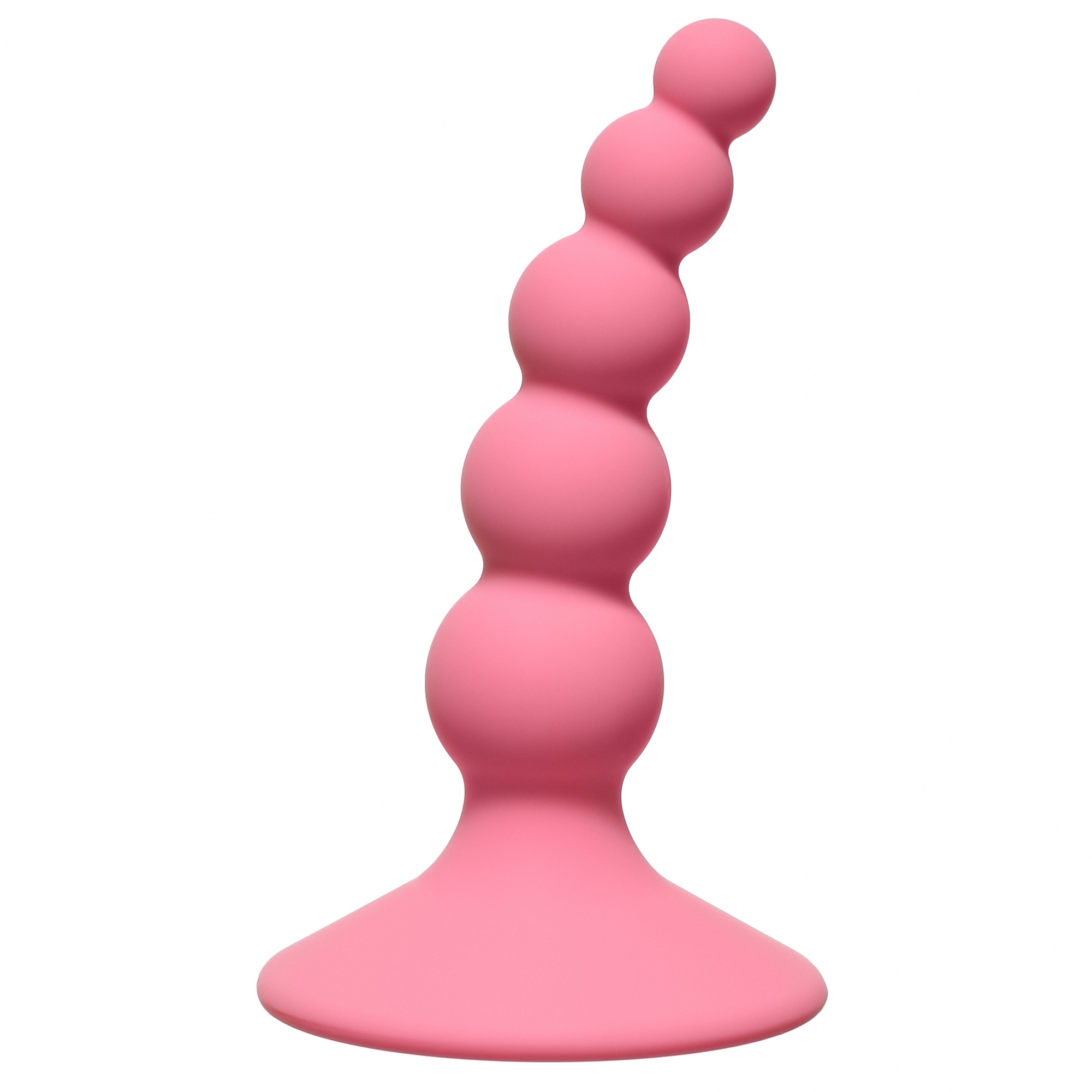 Anal Ribbed Plug Pink - Image 2
