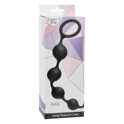 Anal Long Pleasure Chain Black