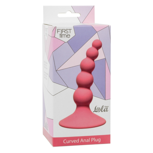 Anal Ribbed Plug Pink