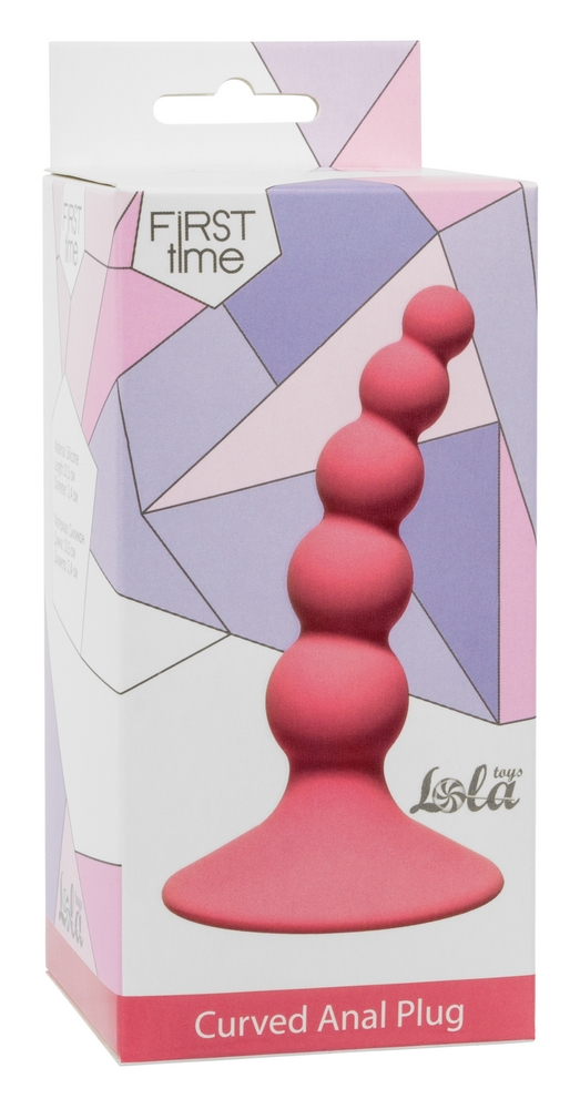 Anal Ribbed Plug Pink