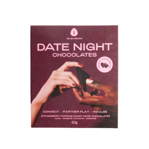 Date Night Chocolates - Dark Chocolate Strawberry Pop
