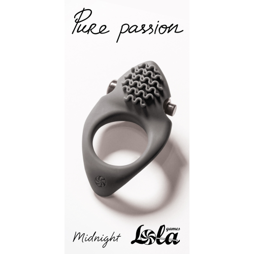 Erection vibroring Pure Passion Midnight Black