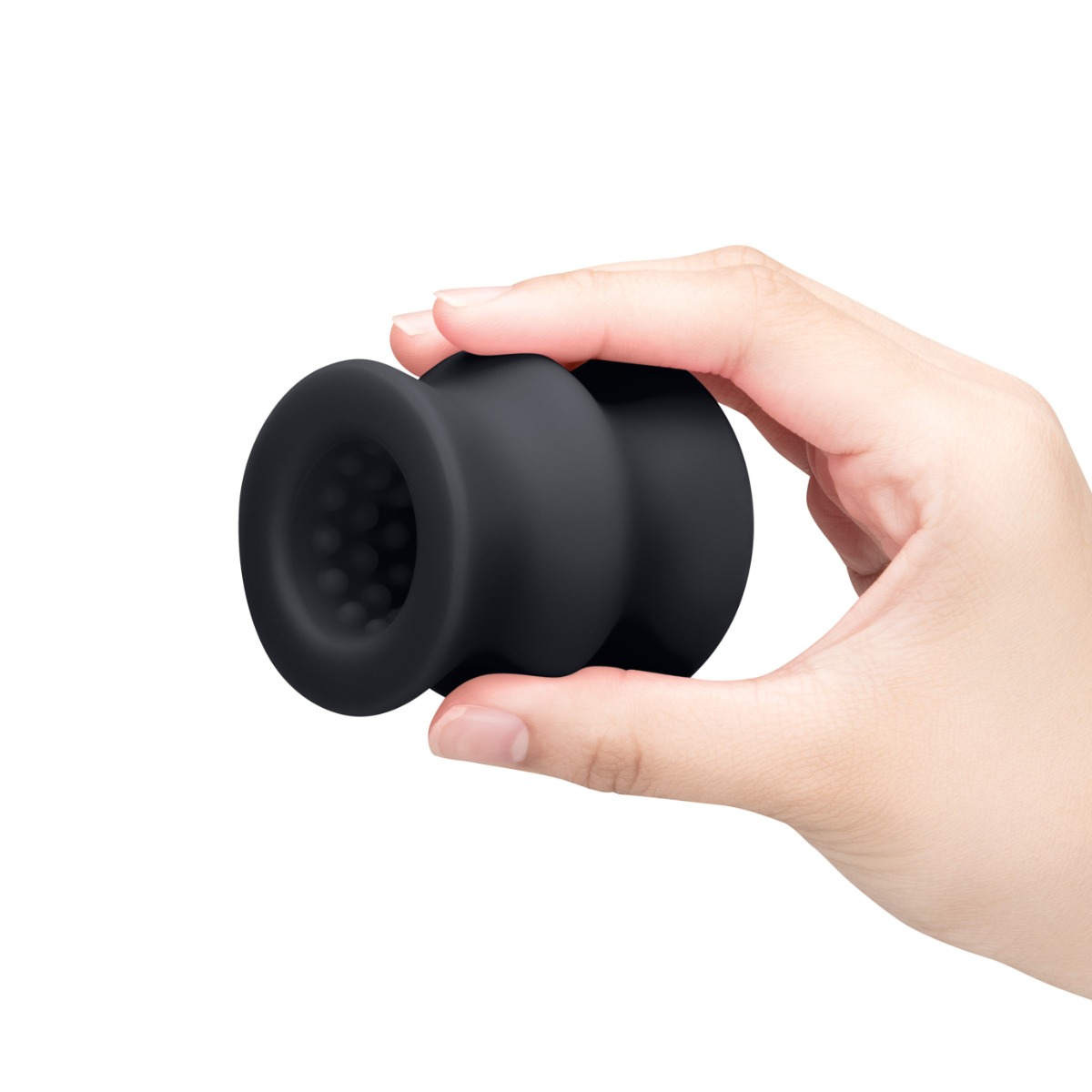 Me You Us Signature The Silicone Oral Stroker Black - Image 8