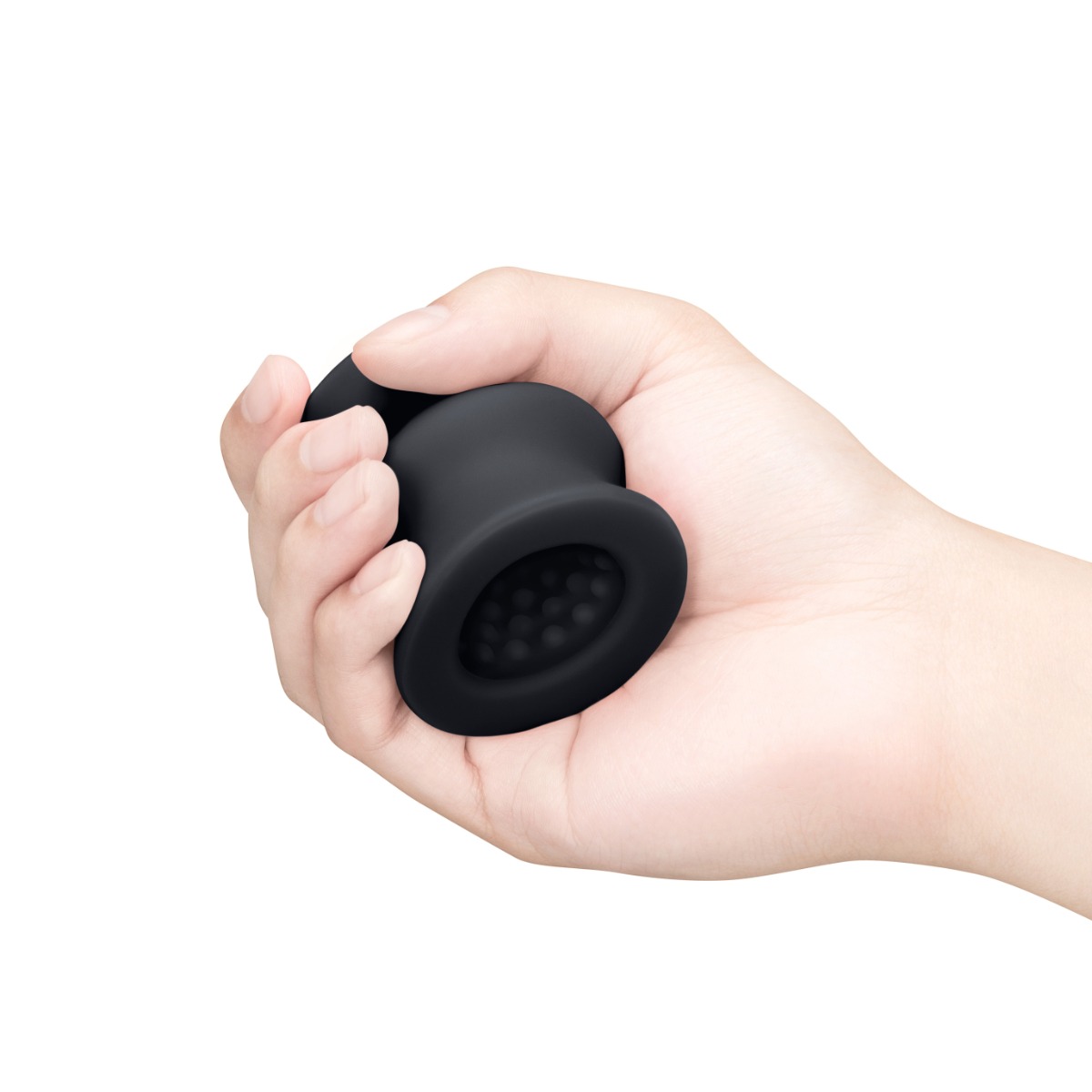 Me You Us Signature The Silicone Oral Stroker Black - Image 9