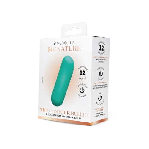 Me You Us Signature The Contour Bullet Teal