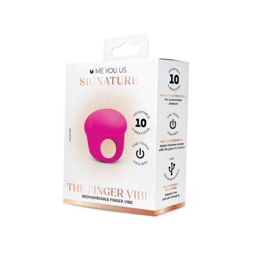Me You Us Signature The Finger Vibe Pink