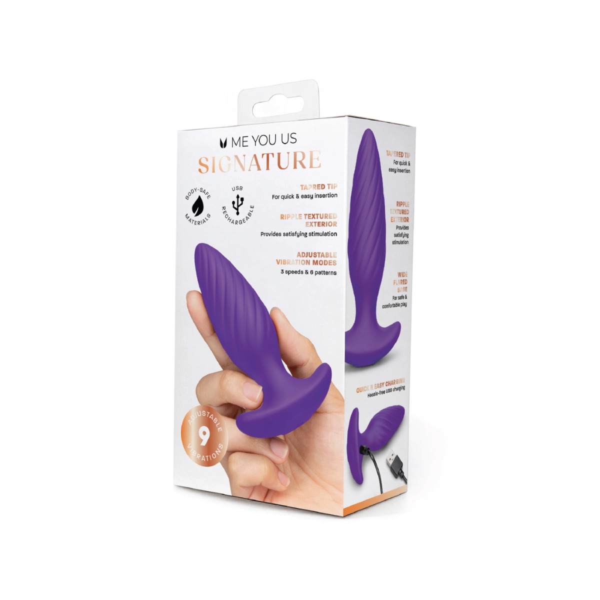 Me You Us Signature The Swirl Vibrating Plug - Image 5