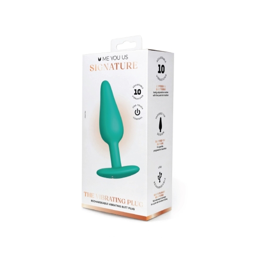 Me You Us Signature The Vibrating Plug Teal